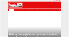 Desktop Screenshot of courrierdesjournalistes.com